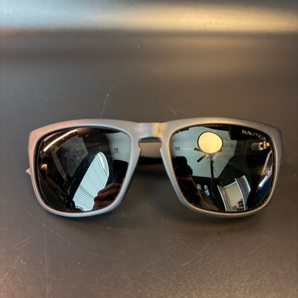 Nautica NS1000 002 Black‎ Plastic Polarized Sunglasses Mens OS
